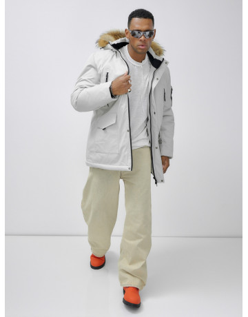 Мужская зимняя парка с натуральным мехом — защита от холода и стиль!