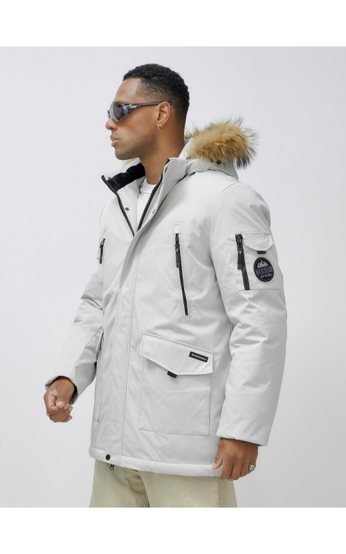 Мужская зимняя парка с натуральным мехом — защита от холода и стиль!