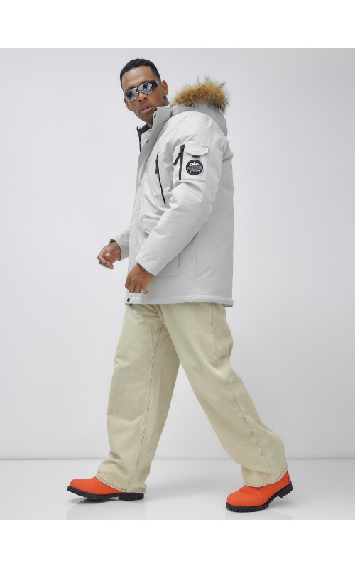 Мужская зимняя парка с натуральным мехом — защита от холода и стиль!