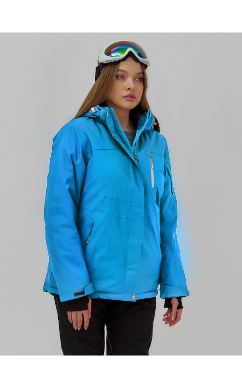 Женская горнолыжная куртка со съёмным капюшоном.