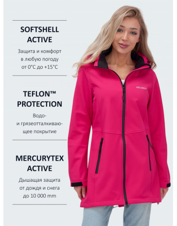 Женская парка для активного образа жизни.