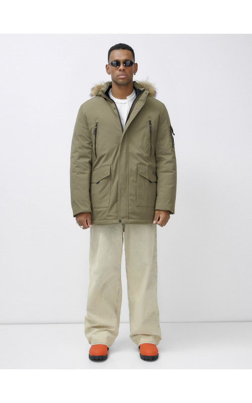 Мужская зимняя парка с натуральным мехом — защита и стиль в холодное время года.