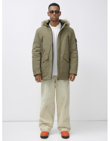 Мужская зимняя парка с натуральным мехом — защита и стиль в холодное время года.