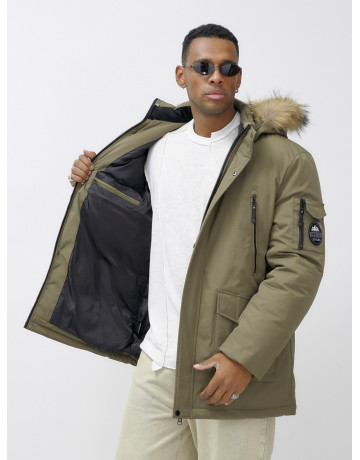 Мужская зимняя парка с натуральным мехом — защита и стиль в холодное время года.
