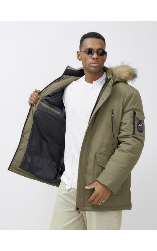 Мужская зимняя парка с натуральным мехом — защита и стиль в холодное время года.