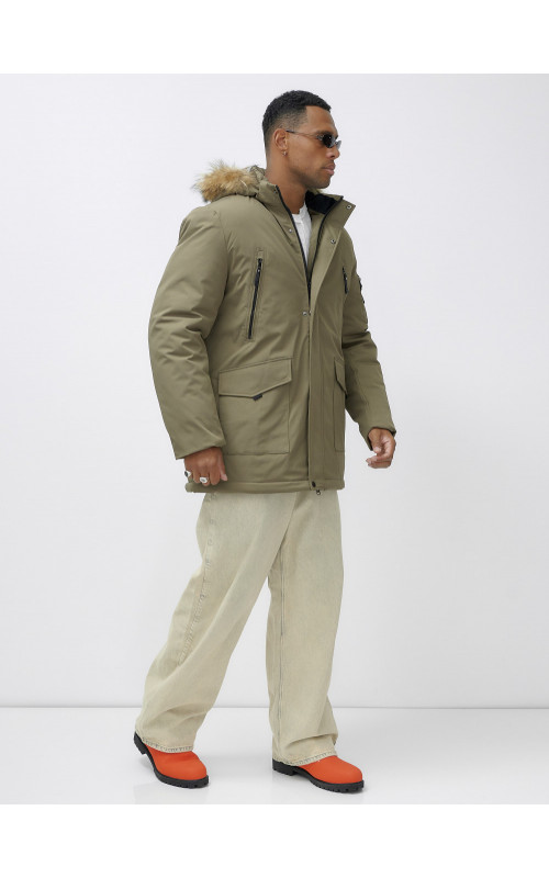 Мужская зимняя парка с натуральным мехом — защита и стиль в холодное время года.