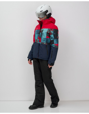 Куртка с полукомбинезоном для осени и зимы, свободный покрой.