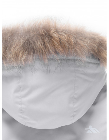 Детская зимняя парка для девочки, розовая с капюшоном, утеплённая.