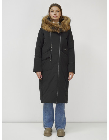 Длинный зимний пуховик для женщин