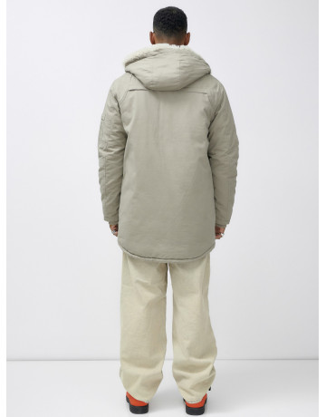 Зимняя мужская парка с капюшоном для активного отдыха.