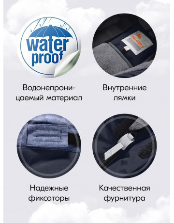 Зимний горнолыжный комбинезон для мальчика