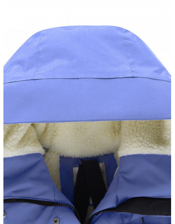 Женская зимняя парка с капюшоном для активного образа жизни.