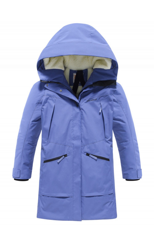 Женская зимняя парка с капюшоном для активного образа жизни.