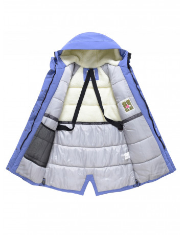 Женская зимняя парка с капюшоном для активного образа жизни.