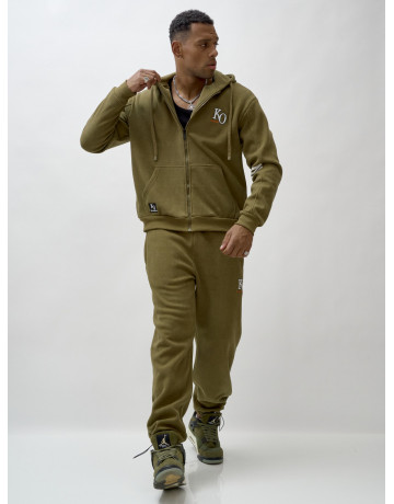 Мужской утеплённый спортивный костюм с начёсом.