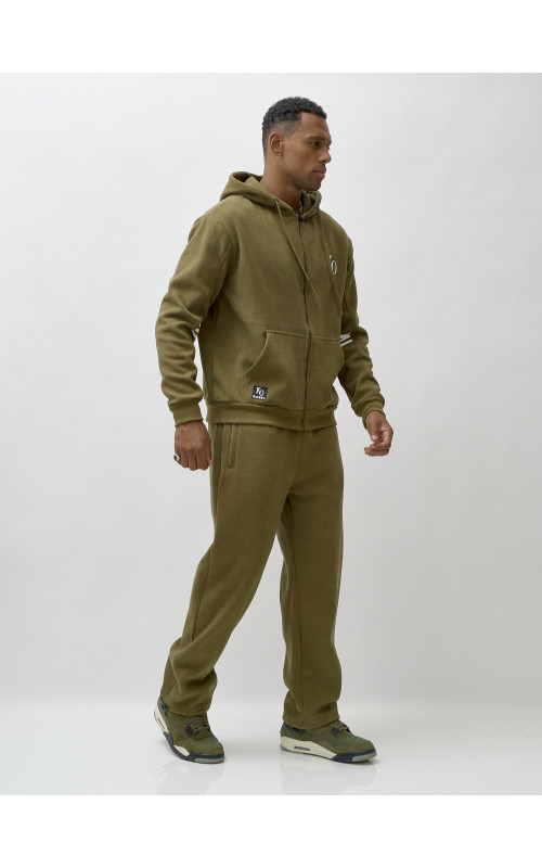 Мужской утеплённый спортивный костюм с начёсом.