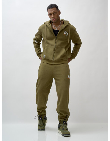 Мужской утеплённый спортивный костюм с начёсом.