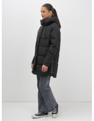 Женская утеплённая куртка с капюшоном для осени и зимы, свободный покрой.