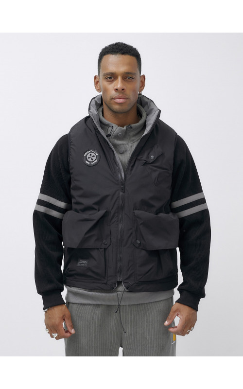 Мужская утеплённая жилетка для активного отдыха и повседневной носки.