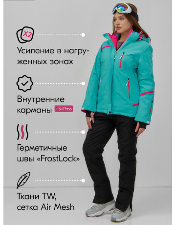 Женский горнолыжный костюм: стиль и комфорт для зимних приключений.