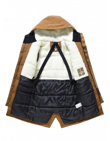 Зимняя парка для мальчика-подростка. Тёплая и практичная модель свободного кроя