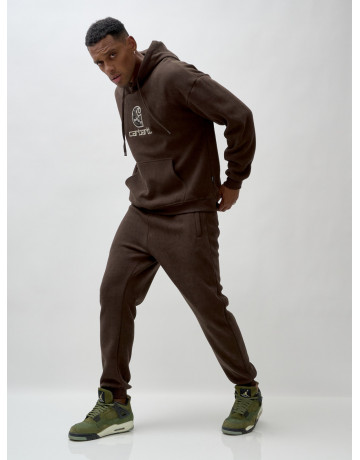 Мужской спортивный утеплённый костюм с начёсом.