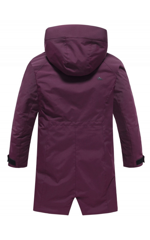 Женская зимняя парка с капюшоном для активного образа жизни.