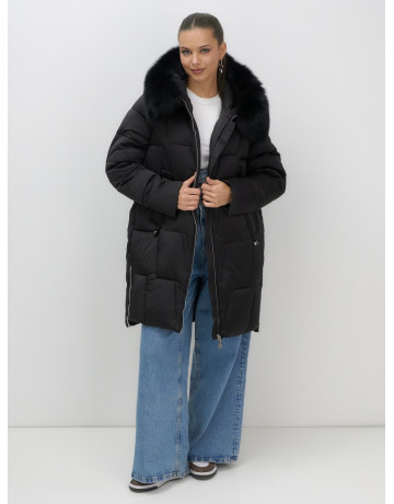 Длинный зимний пуховик премиум-класса.