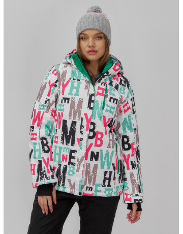 Женская горнолыжная куртка, цвет белый