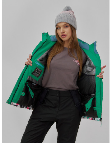 Женская горнолыжная куртка, цвет белый