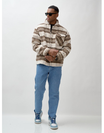 Ворсистая шерстяная рубашка для активного образа жизни