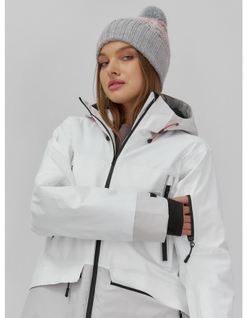 Женская горнолыжная куртка цвет белый