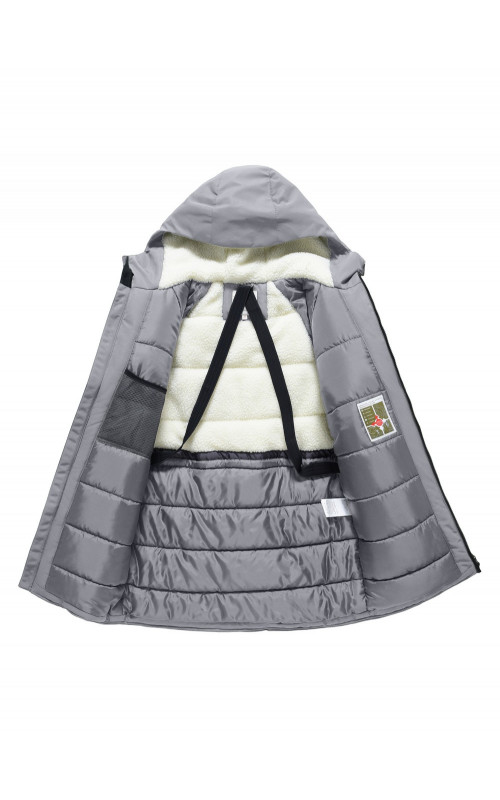 Зимняя мужская парка с капюшоном для активного отдыха