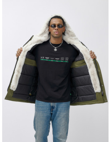 Мужская зимняя парка для активного отдыха.