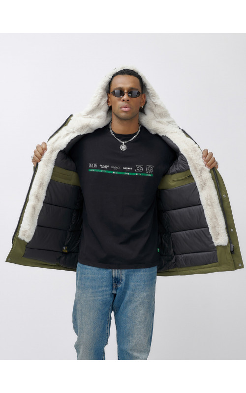 Мужская зимняя парка для активного отдыха.