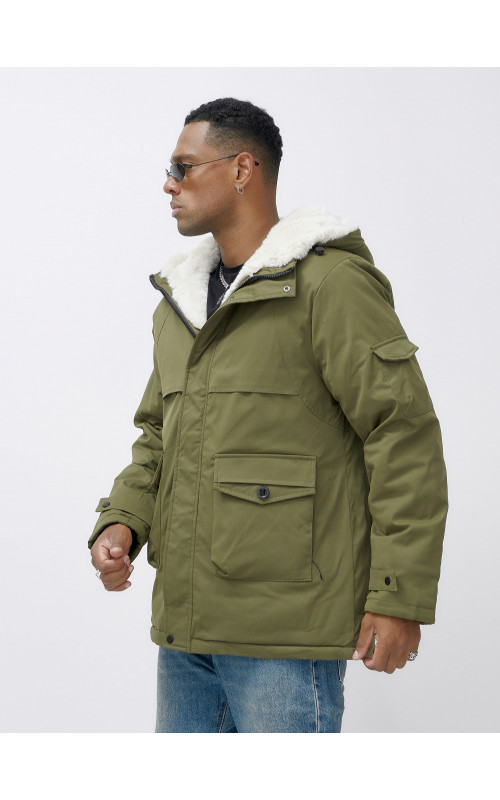 Мужская зимняя парка для активного отдыха.