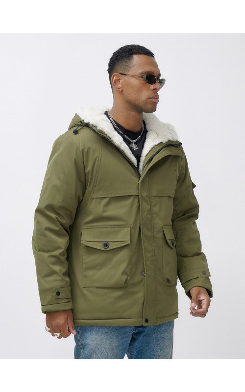 Мужская зимняя парка для активного отдыха.