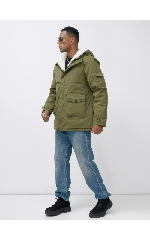 Мужская зимняя парка для активного отдыха.