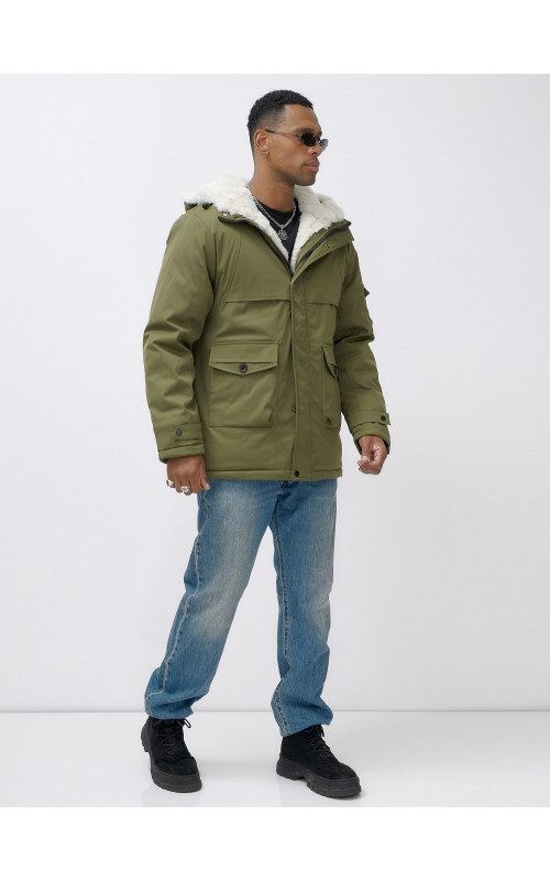 Мужская зимняя парка для активного отдыха.