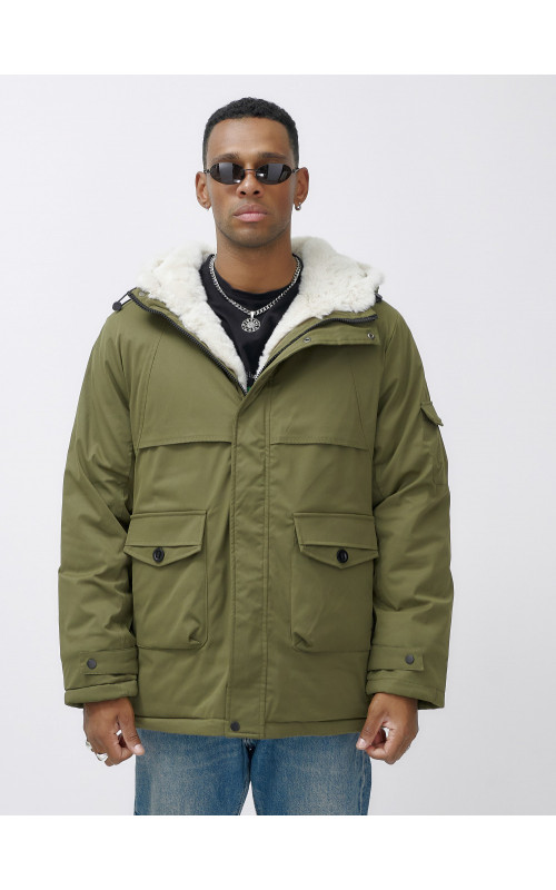 Мужская зимняя парка для активного отдыха.