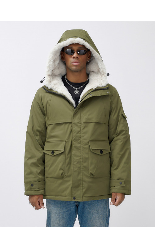 Мужская зимняя парка для активного отдыха.