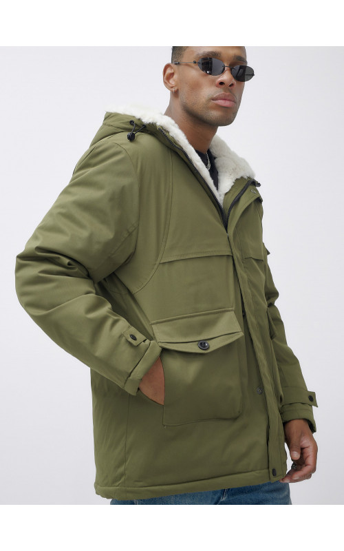 Мужская зимняя парка для активного отдыха.