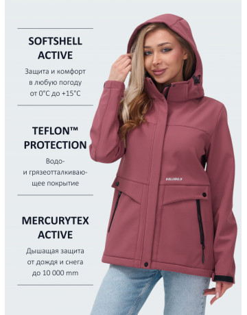 Женская спортивная ветровка с капюшоном для активного отдыха
