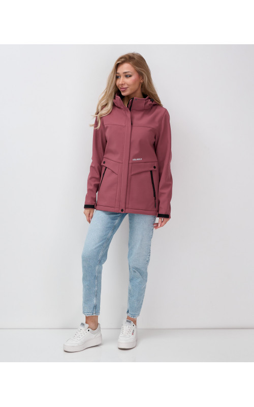 Женская спортивная ветровка с капюшоном для активного отдыха