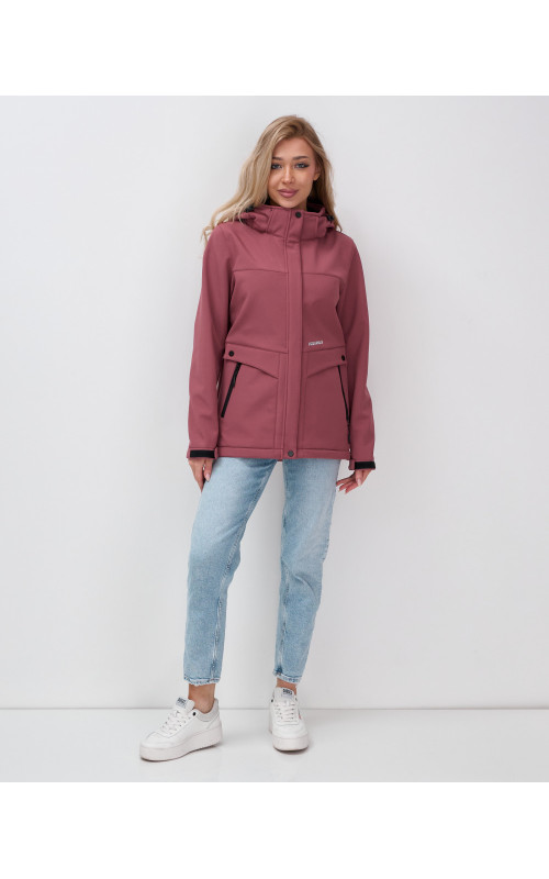 Женская спортивная ветровка с капюшоном для активного отдыха