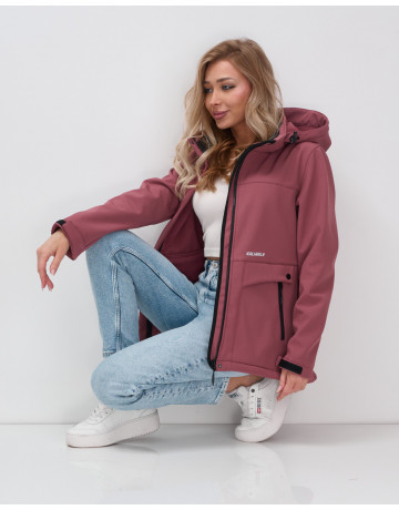 Женская спортивная ветровка с капюшоном для активного отдыха