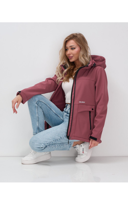 Женская спортивная ветровка с капюшоном для активного отдыха