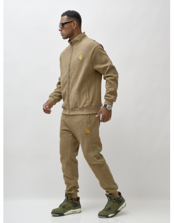 Мужской спортивный костюм с начёсом для активного отдыха.