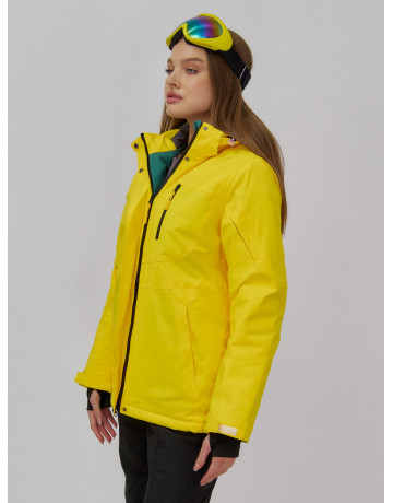Женская горнолыжная куртка со съёмным капюшоном.
