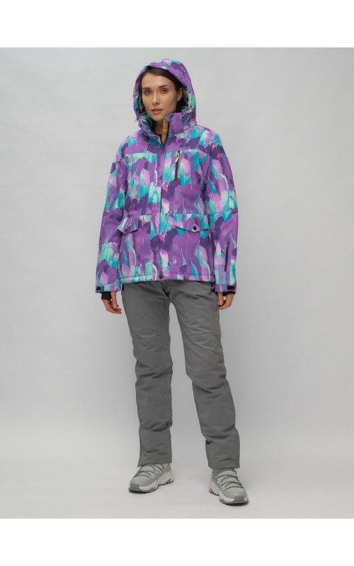 Женский горнолыжный костюм зимний.